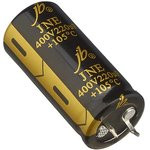 ECAP (К50-35), 220 мкФ, 400 В, 105°C, 20% snap in 25x30, Конденсатор электролитический алюминиевый ECAP (К50-35), 220 мкФ, 400 В, 105°C, 20% snap in 25x30, Конденсатор электролитический алюминиевый