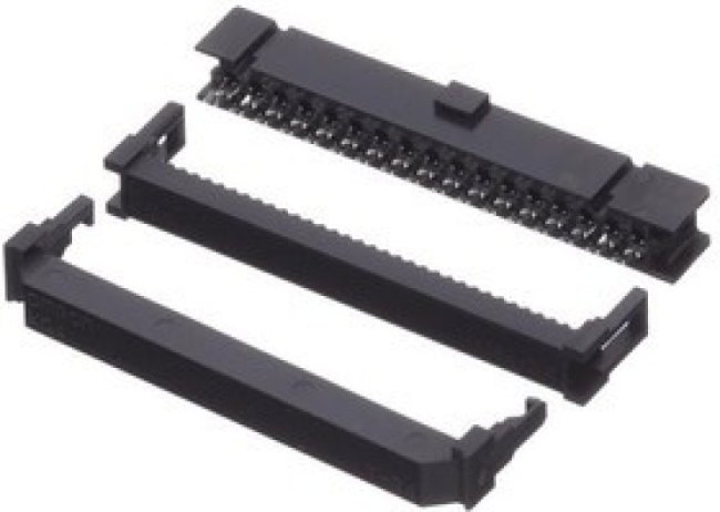 XG4M-3430-T, Rectangular MIL Spec Connectors Socket+StrainRelief Set 34Pin 1Polar