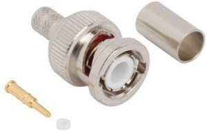 031-6861, RF Connectors / Coaxial Connectors BNC Strt Cmp Plg LMR-240 50 ohm