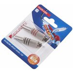 06-0151-A2, Разъем аудио, RCA под винт, металл «Silver», (2 шт.)