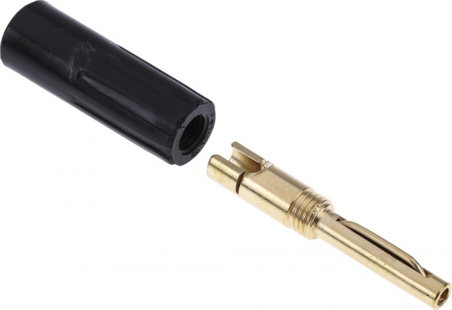 580-0100, Test Plugs & Test Jacks 4MM PLG. BLK/GOLD 580-0100, Test Plugs & Test Jacks 4MM PLG. BLK/GOLD