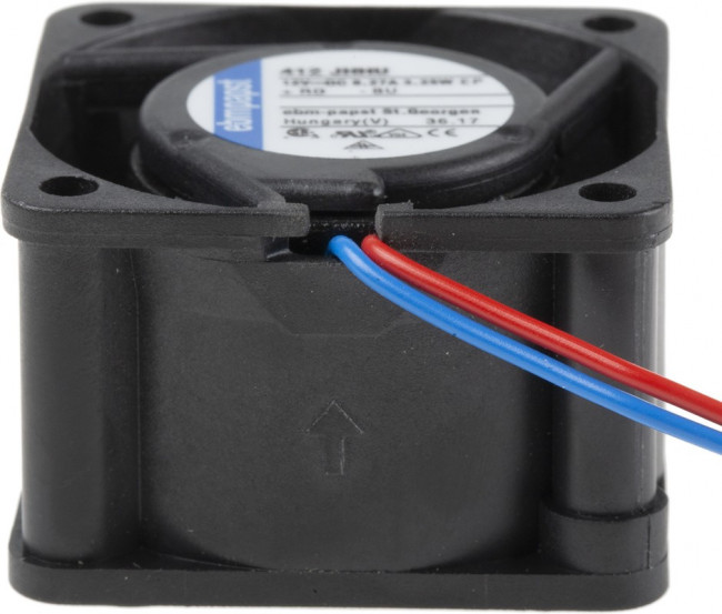 Компактный вентилятор Ebmpapst 412 JHHU 12V 270mA 3,25W 40x25 2pin