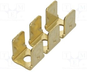 KEYS1006, Наконечник: плоский, 6,4мм, 0,8мм, "папа", M3, 6 контактов, двойной