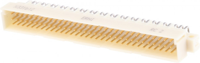 384063 / 384063-E, PRESS 96 Way 2.54mm Pitch, Type C Class C2, 3 Row, Right Angle DIN 41612 Connector, Plug 384063 / 384063-E, PRESS 96 Way 2.54mm Pitch, Type C Class C2, 3 Row, Right Angle DIN 41612 Connector, Plug