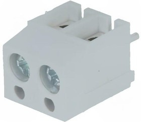 TB-5.0-P-2P1-GY, Зажимная рейка для печатных плат, угловой 90°, 5мм, на PCB, 16А TB-5.0-P-2P1-GY, Зажимная рейка для печатных плат, угловой 90°, 5мм, на PCB, 16А