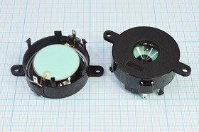 Звонок пьезоэлектрический рупорного типа 45x13.5мм, 3.3кГц, с фланцевым креплением; зп 45x13,5m65\1~