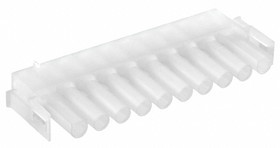 926302-1, Universal MATE-N-LOK Male Connector Housing, 6.35mm Pitch, 10 Way, 1 Row