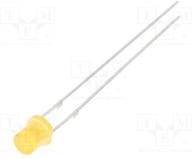 OSO5JA34E4A, LED; 3mm; orange; 100?150mcd; 140°; Front: flat; 1.8?2.6V