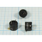 Зуммер магнитоэлектрический с генератором, размер 12x10, напряжение 12В, частота 2.3кГц, контакты 2P