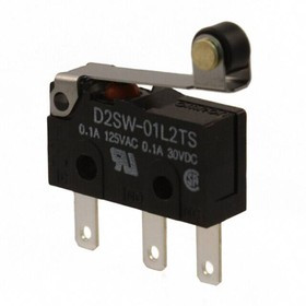 D2SW-01L2TS, Basic / Snap Action Switches Hinge rllr levr 60gf 0.1A #110 QC tabs D2SW-01L2TS, Basic / Snap Action Switches Hinge rllr levr 60gf 0.1A #110 QC tabs