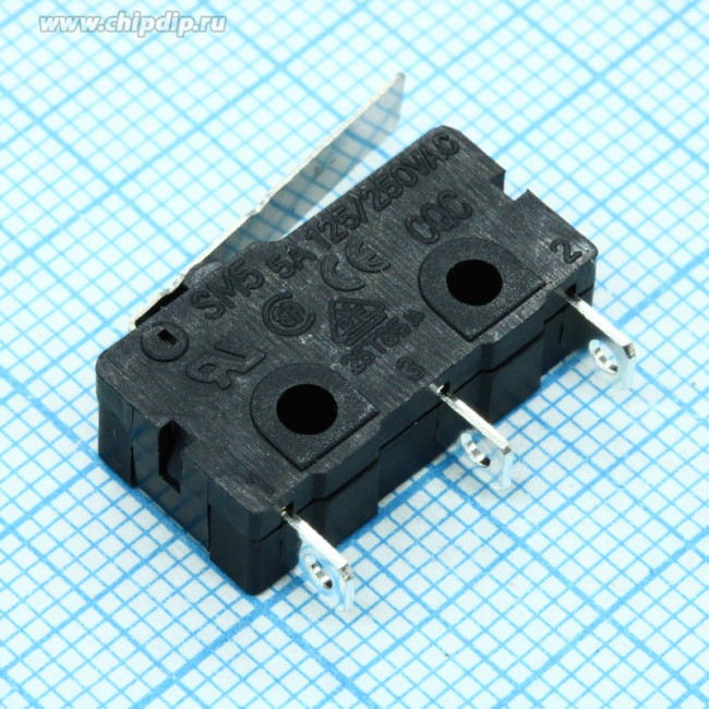 SM5-02N-38G, Микропереключатель с лапкой (250В5А) SM5-02N-38G, Микропереключатель с лапкой (250В5А)