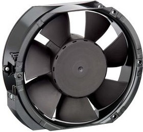 6424/2U, Axial Fan DC Ball 172x150x51mm 24V 3400min sup -1 /sup  390m³/h IP68 3-Pin Stranded Wire