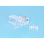 TP6-8P8C-S2, Вилка сетевая RJ45, 6 CAT, со вставкой, универсальная TP6-8P8C-S2, Вилка сетевая RJ45, 6 CAT, со вставкой, универсальная