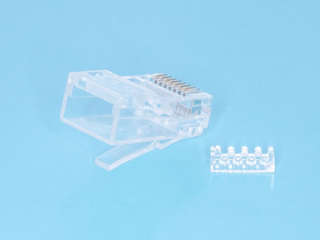 TP6-8P8C-S2, Вилка сетевая RJ45, 6 CAT, со вставкой, универсальная TP6-8P8C-S2, Вилка сетевая RJ45, 6 CAT, со вставкой, универсальная