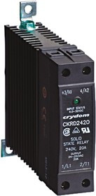 CKRA4830-10, Solid State Relay, 30 A Load, DIN Rail Mount, 280 V rms Load, 280 V ac Control CKRA4830-10, Solid State Relay, 30 A Load, DIN Rail Mount, 280 V rms Load, 280 V ac Control