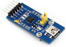 CP2102 USB UART Board (mini), Преобразователь USB-UART на базе CP2102 с разъемом USB mini-AB