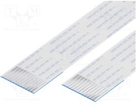 10-12-A-0304-C, FFC cable; Cores: 12; Cable ph: 1mm; contacts on the same side