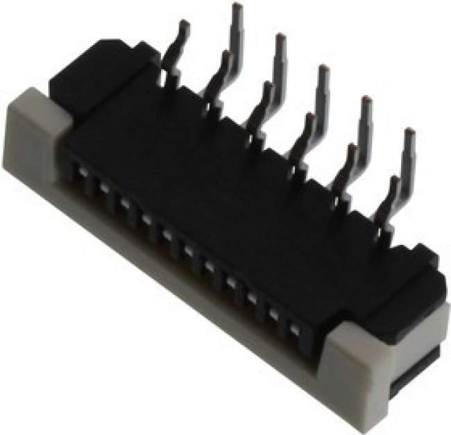 SLW11R-5C7LF, CONNECTOR, FFC/FPC, 11POS, 1ROW, 1MM