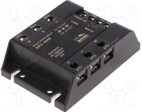 SR3-4440, Реле: полупроводниковое, Uупр: 90-240ВAC, 40А, 48-480ВAC, 3-фазный