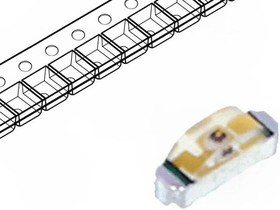 LTST-S220KGKT, LED; SMD; 0804; green; 18?35mcd; 2.1x1x0.6mm; 130°; 2?2.4V; 20mA
