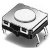 B3W-4105, Микропереключатель TACT, SPST-NO, Пол: 2, 0,05A/24ВDC, THT, нет