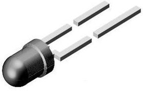 TLLR4400, Standard LEDs - Through Hole Red Tinted Diffused