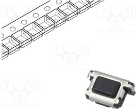 EVPAEJB2A, Микропереключатель TACT, SPST, Пол: 2, 0,015A/15ВDC, SMT, нет, 3,5Н EVPAEJB2A, Микропереключатель TACT, SPST, Пол: 2, 0,015A/15ВDC, SMT, нет, 3,5Н