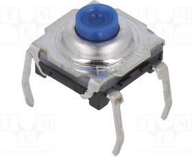 KSA0M411LFTR, Микропереключатель TACT, SPST-NO, Пол: 2, 0,05A/32ВDC, THT, нет, 3Н KSA0M411LFTR, Микропереключатель TACT, SPST-NO, Пол: 2, 0,05A/32ВDC, THT, нет, 3Н