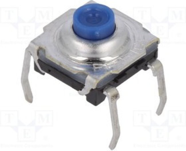 KSA0M411LFTR, Микропереключатель TACT, SPST-NO, Пол: 2, 0,05A/32ВDC, THT, нет, 3Н KSA0M411LFTR, Микропереключатель TACT, SPST-NO, Пол: 2, 0,05A/32ВDC, THT, нет, 3Н
