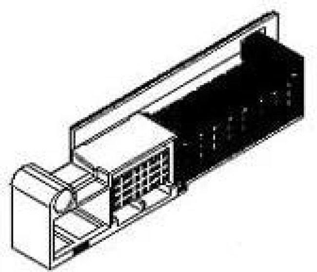 46562-1005, Power to the Board Ten60 RA Rec W/ Guide Recvr 32AC 8DC