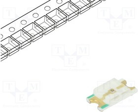 RF-GSS150TS-BC, LED; SMD; 1206; green-yellow; 18?100mcd; 3.2x1.6x0.7mm; 140°; 20mA RF-GSS150TS-BC, LED; SMD; 1206; green-yellow; 18?100mcd; 3.2x1.6x0.7mm; 140°; 20mA