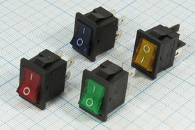 Клавишный выключатель с жёлтой подсветкой, 12В/4А,c фиксацией; №1667 Y Пкл\12\ 4\ON-OFF\\чер\ ILжел\\4T\MIRS101\ Клавишный выключатель с жёлтой подсветкой, 12В/4А,c фиксацией; №1667 Y Пкл\12\ 4\ON-OFF\\чер\ ILжел\\4T\MIRS101\