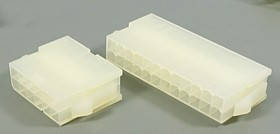 Штекер питания на кабель MF, 2-x рядный, 6 контактов, шаг 4.2мм, MF-2x3M+контакт №13; Q-9542 штек пит MF\2x 3\P4,2\каб\\MF- 2x3M+конт[13]