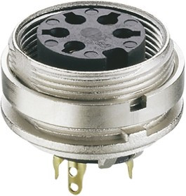 KGV 80, KGV 8 Pole M16 Din Socket, DIN EN 60529, 5A, 60 V ac IP40, Female, Panel Mount KGV 80, KGV 8 Pole M16 Din Socket, DIN EN 60529, 5A, 60 V ac IP40, Female, Panel Mount