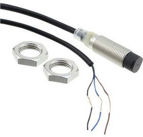E2BM12KN08WPC12MOMI, Inductive Proximity Sensor NPN, Make Contact (NO) 800Hz 30V 10mA 8mm IP67 Pre-Wired E2B