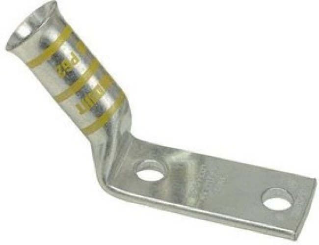 LCCF6-38DH-L, Terminals Copp Comp Lug 2H #6 AWG