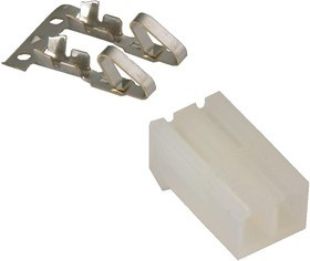 PHU- 2 (DS1072-2 F), Розетка кабельная с контактами 3.96мм 2pin