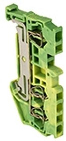 Колодка клеммная JXB-ST-2.5 3 вывода земля пружинная PROxima EKF plc-jxb-st-2.5-3-pen