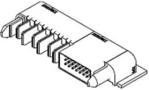 46437-1003, Power to the Board TEN60, R/A plug, 6DC-24S 46437-1003, Power to the Board TEN60, R/A plug, 6DC-24S