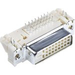 74320-9004, Интерфейсный разъем DVI, Только Цифровой (DVI-D), Гнездо, 24 контакт(-ов), Монтаж в Пане 74320-9004, Интерфейсный разъем DVI, Только Цифровой (DVI-D), Гнездо, 24 контакт(-ов), Монтаж в Пане