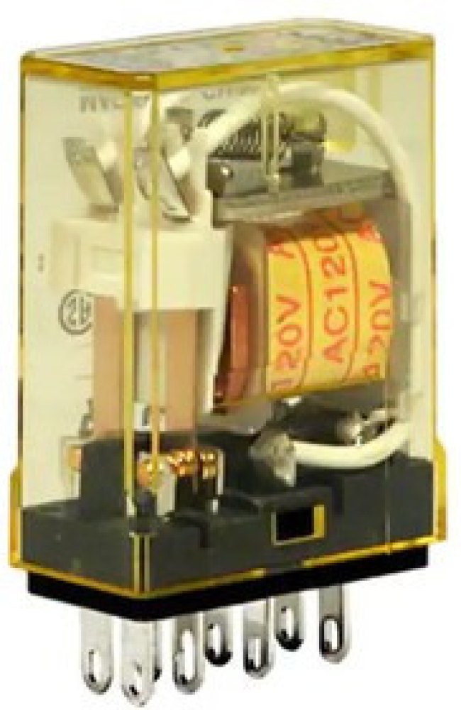 RY2S-ULDC24V, General Purpose Relays Relay Plug-In DPDT 3A 24VDC