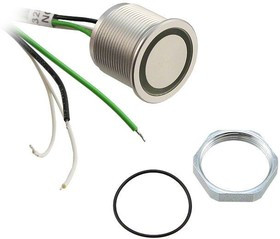 1241.3257, Piezo button, vandal-proof Impulse Function, Piezo Principle 100 mA 42 VAC / 60 VDC 1NO IP67