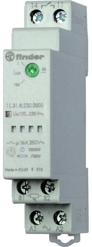 11.31.8.230.0000, Сумеречный выключатель, IP20, 230ВAC, SPST-NO, DIN, -20-50°C 11.31.8.230.0000, Сумеречный выключатель, IP20, 230ВAC, SPST-NO, DIN, -20-50°C