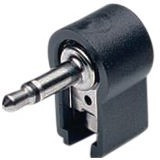 MP-011L, Jack Plug 90°, Right Angle, 3.5 mm, 2 Poles