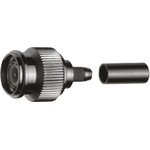 J01010A0035, Вилка, TNC, "папа", прямой, 50Ом, обжим, на провод, тефлон, позолота