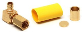 7105-1521-003, RF Connectors / Coaxial Connectors SSMC / RIGHT ANGLE PLUG FEMALE CRIMP TYPE FOR 2.6/50 S CABLE GOLD 7105-1521-003, RF Connectors / Coaxial Connectors SSMC / RIGHT ANGLE PLUG FEMALE CRIMP TYPE FOR 2.6/50 S CABLE GOLD