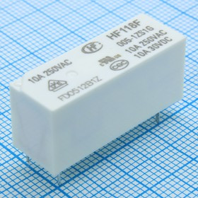 HF118F/005-1ZS1G, DC5V 10A 250VAC / 30VDC (1 Form C) (AgNi+Au plated) 0.22W / HF118F/005-1ZS1G