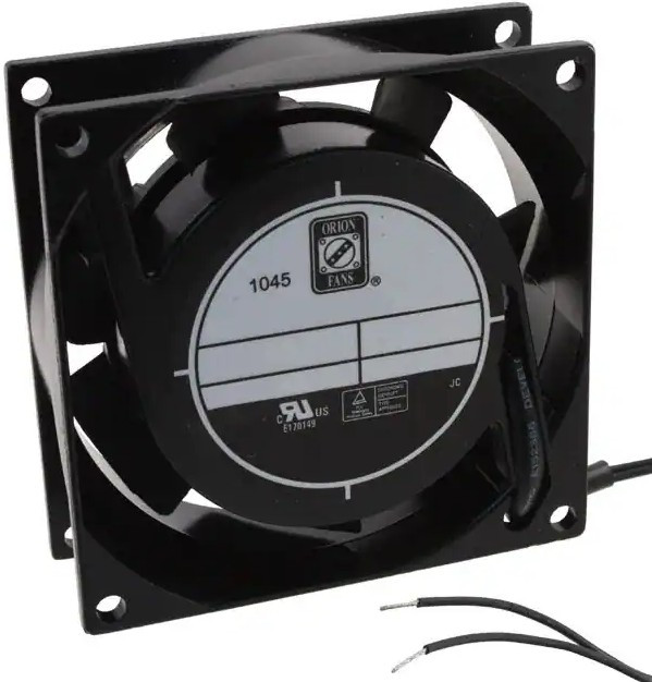 OA825AP-11-1WB, AXIAL FAN, BALL, 25CFM, 28DB, 9W, 115VAC OA825AP-11-1WB, AXIAL FAN, BALL, 25CFM, 28DB, 9W, 115VAC