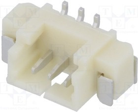 NX1251-03SMS, Гнездо, провод-плата, "папа", 1,25мм, PIN: 3, SMT, 125В, 1А, луженые