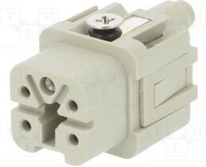 T2050402201-007, Разъем для тяжелых условий, HEEE, Insert, 40+PE Контактов, Гнездо T2050402201-007, Разъем для тяжелых условий, HEEE, Insert, 40+PE Контактов, Гнездо